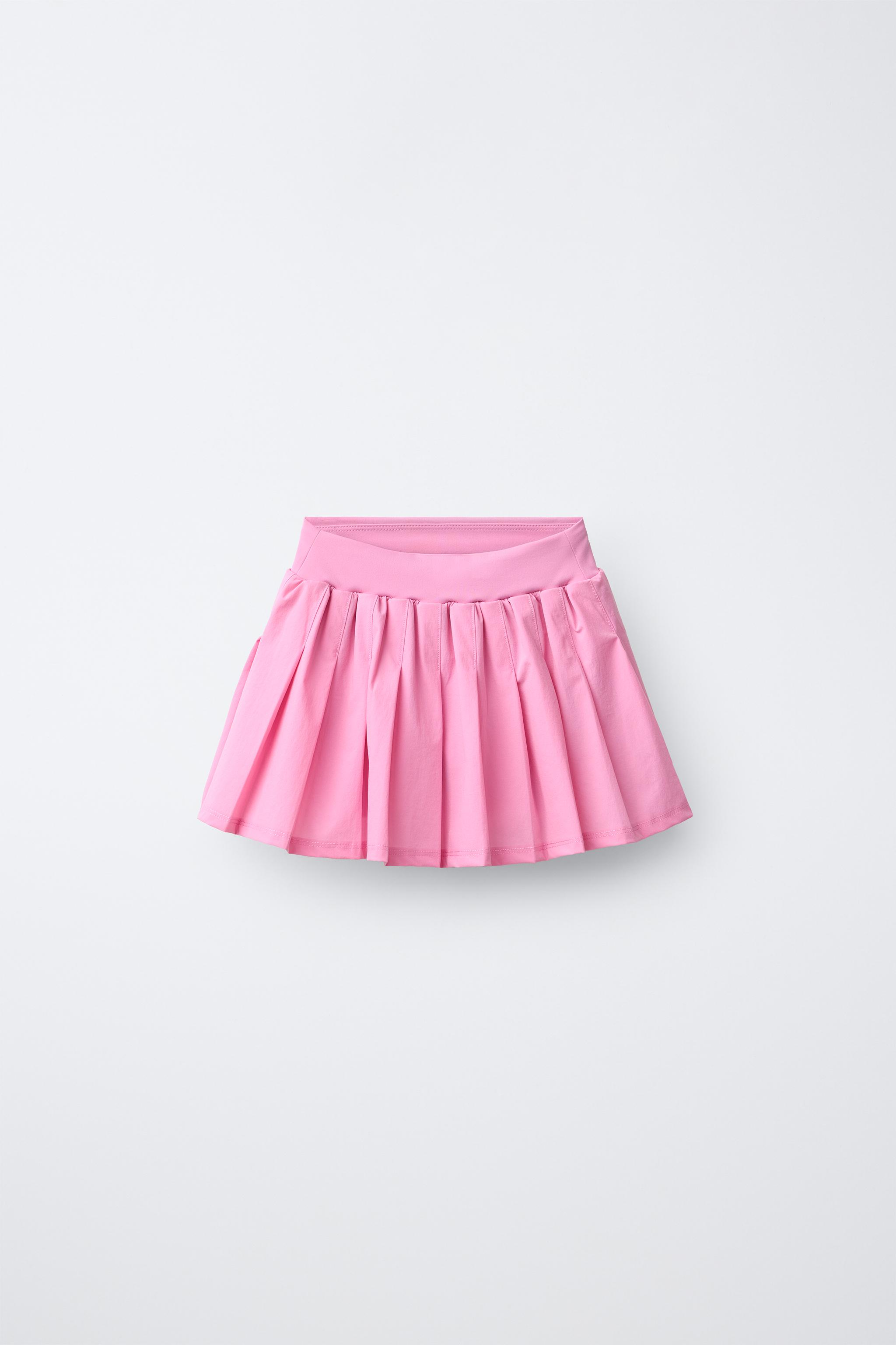 PLEATED BIKE SHORT SKIRT